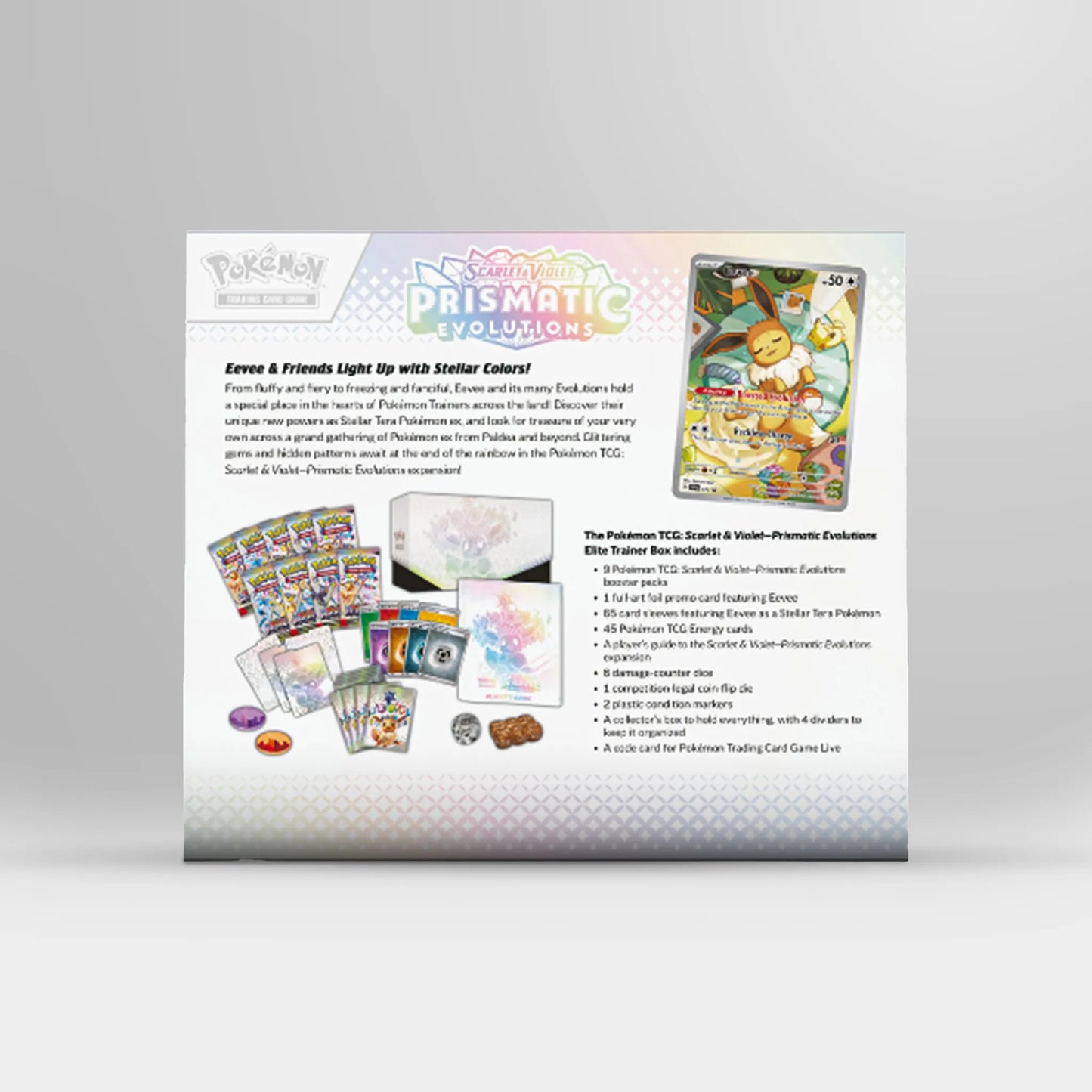 Livestream: Prismatic Evolutions Elite Trainer Box